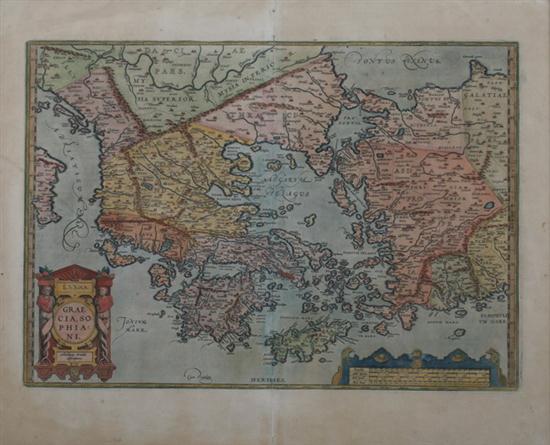 ORTELIUS. GRAECIA SOPHIANI circa