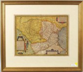 ORTELIUS MAP OF DACIA & MOESIA