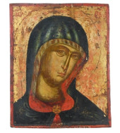 ORTHODOX MADONNA HAND PAINTED