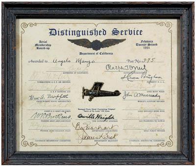 Orville Wright signed
