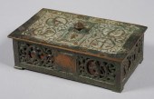 OSCAR BACH, BRONZE HUMIDOR BOX