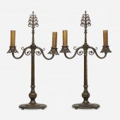 Oscar Bach. candelabra table l