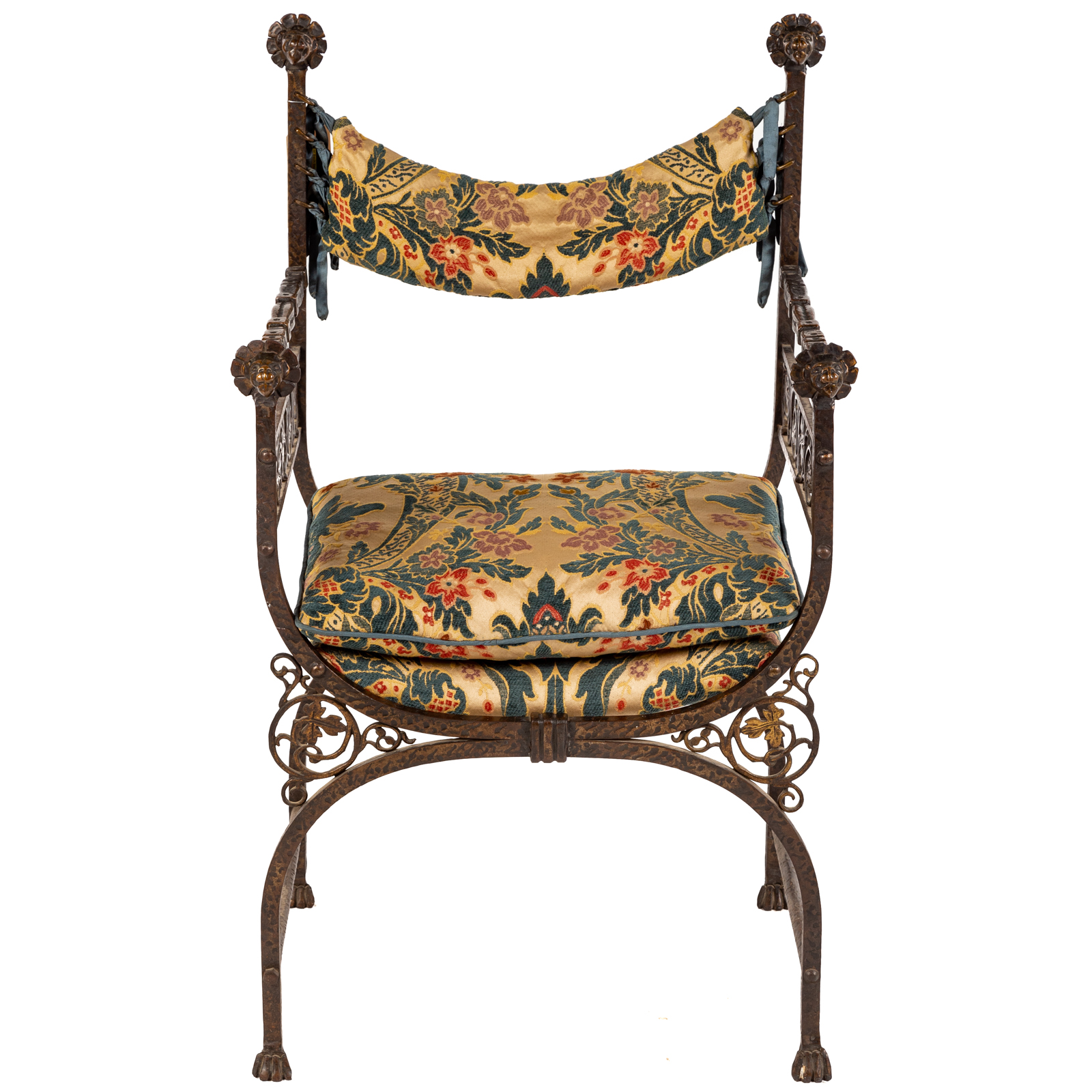 OSCAR BACH FORGED IRON ARMCHAIR