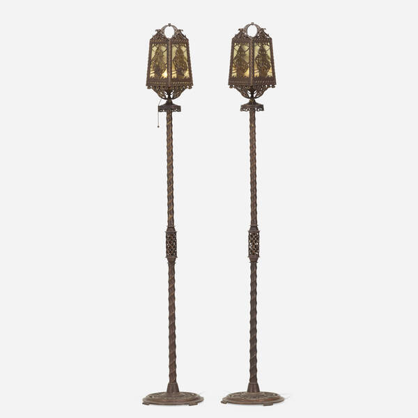 Oscar Bach. nautical torchères,