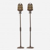 Oscar Bach. nautical torchères
