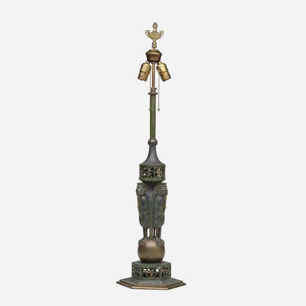 Oscar Bach. table lamp. c. 1925,