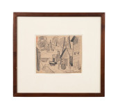 OSCAR BLUEMNER, DRAWING 'PASSA