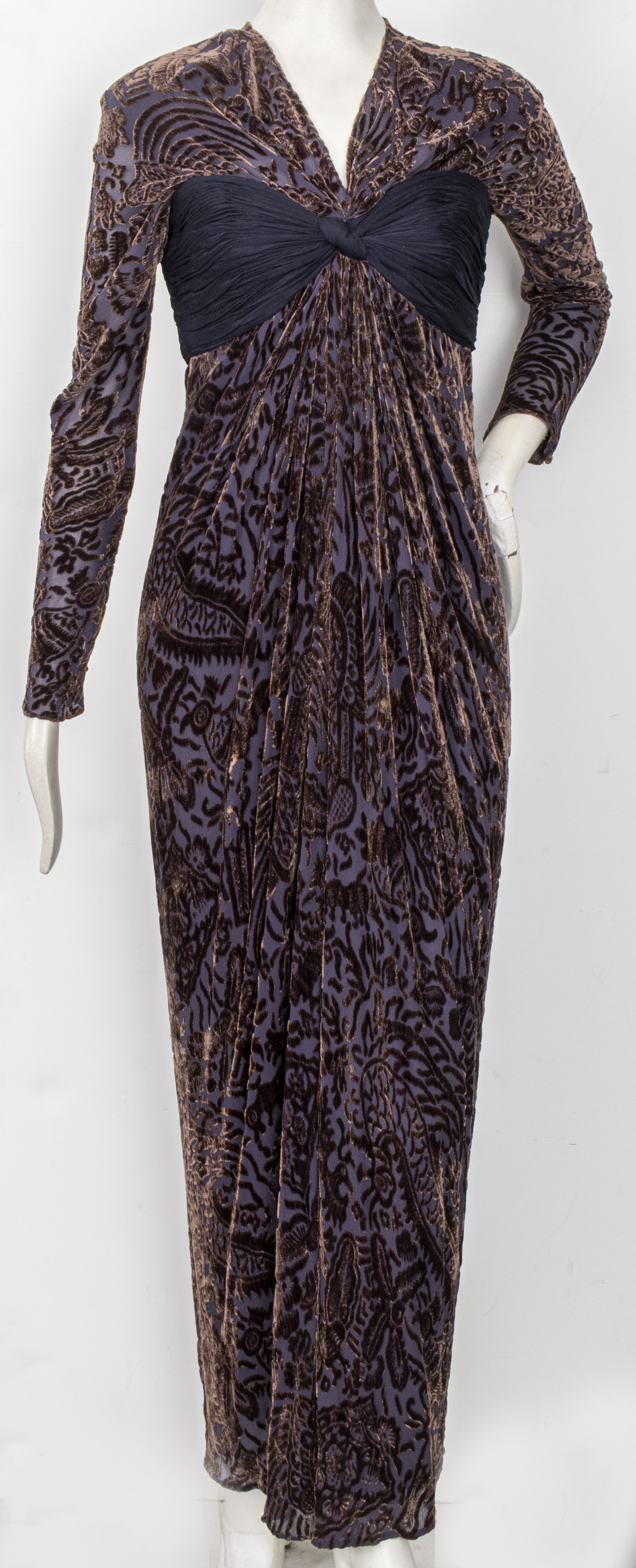 OSCAR DE LA RENTA BURNOUT VELVET
