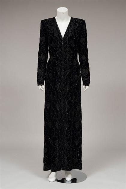 Oscar de la Renta embellished black
