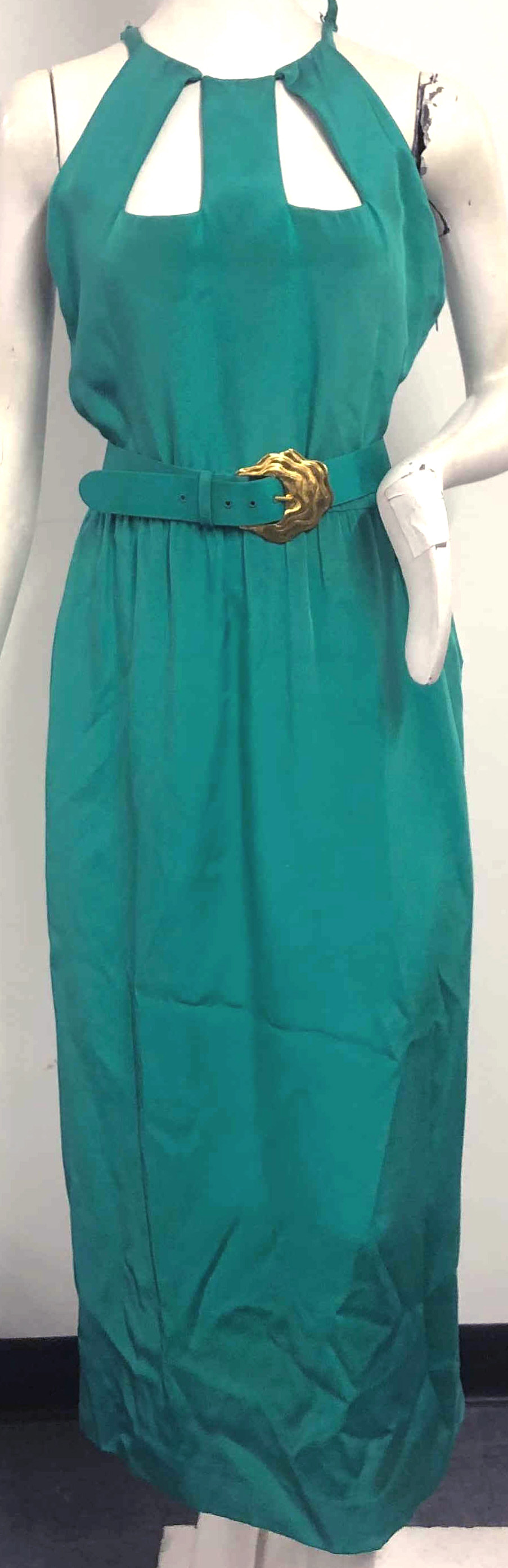 OSCAR DE LA RENTA GREEN DRESS Oscar