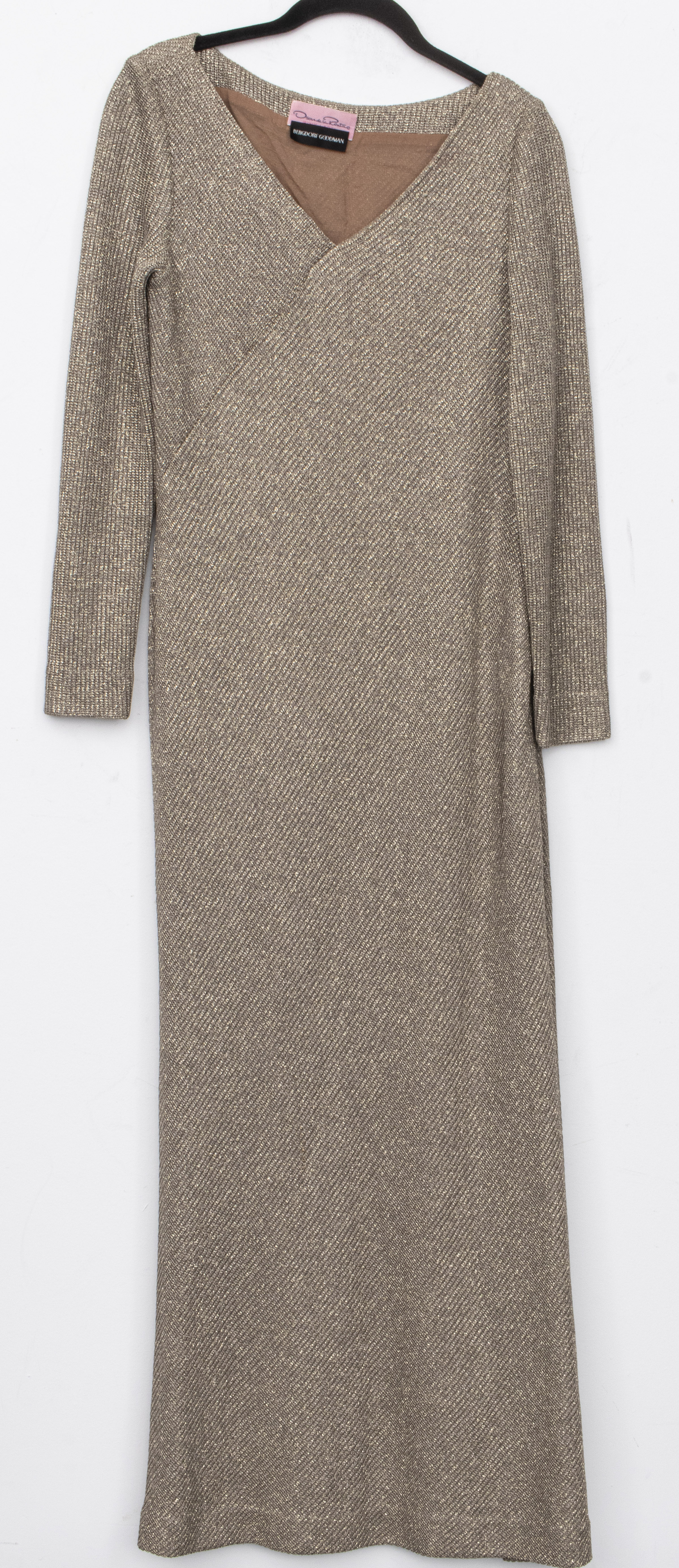 OSCAR DE LA RENTA METALLIC KNIT