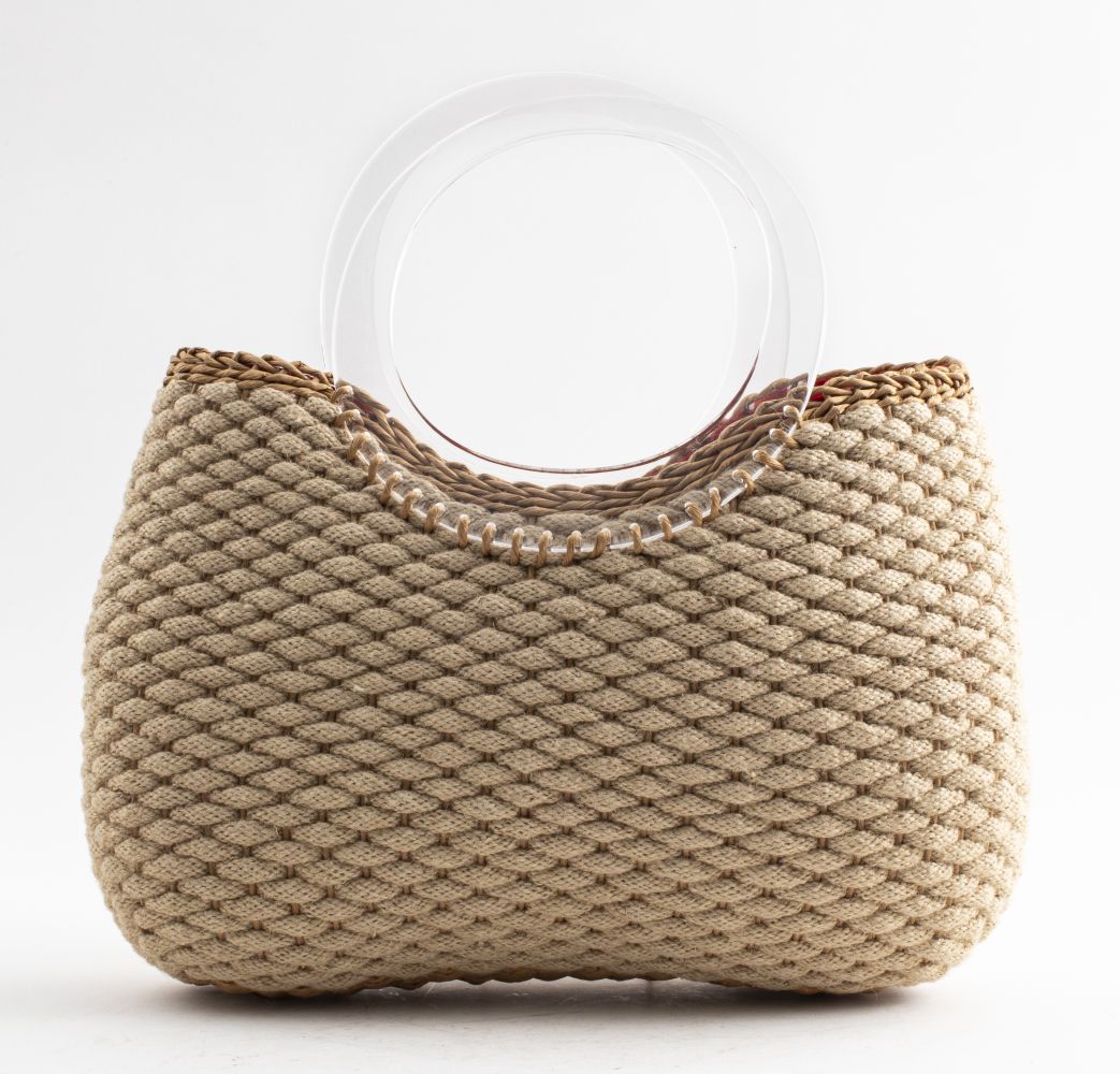 OSCAR DE LA RENTA ROPE AND LUCITE