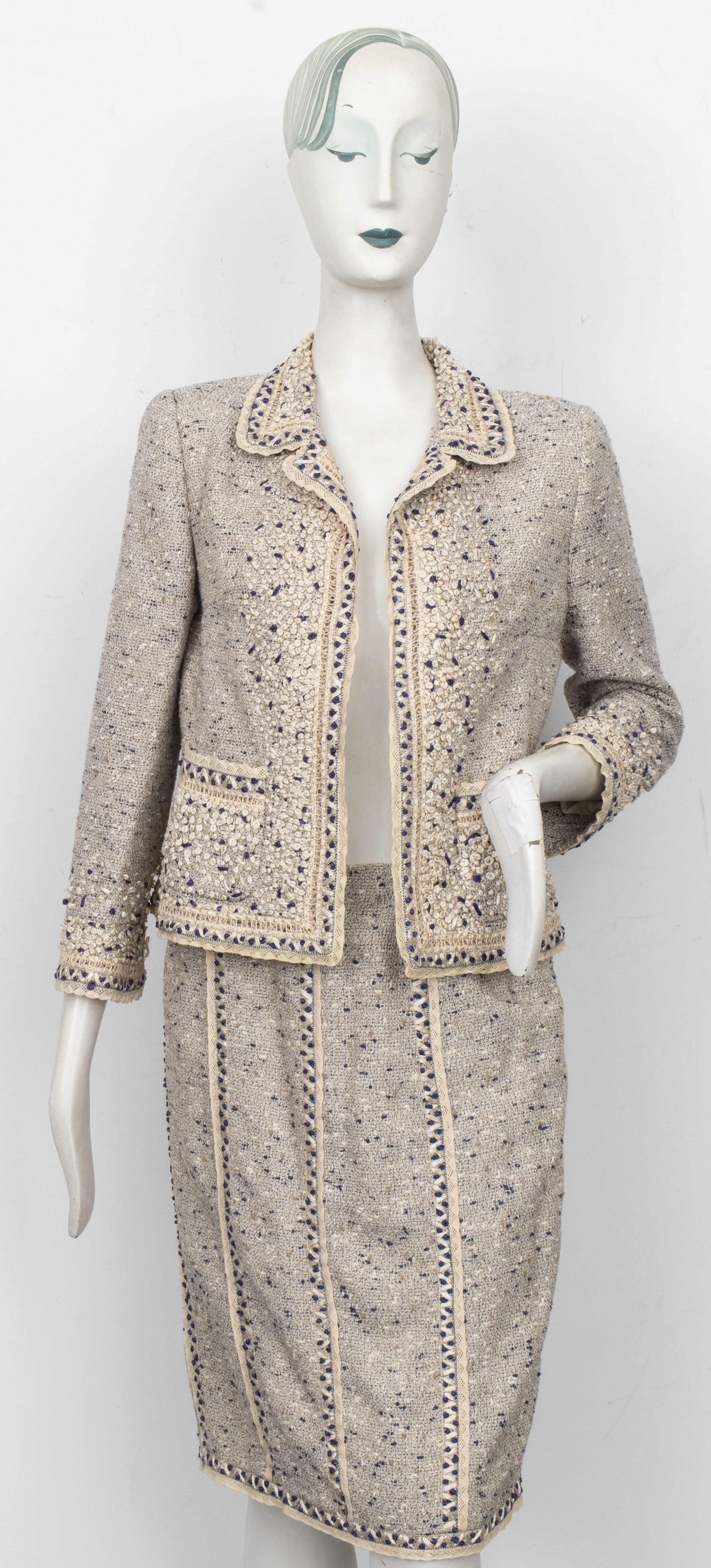 OSCAR DE LA RENTA TWEED BOUCLE