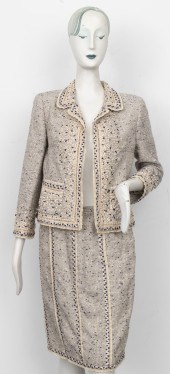 OSCAR DE LA RENTA TWEED BOUCLE