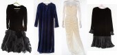 OSCAR DE LA RENTA VELVET DRESS