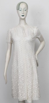 OSCAR DE LA RENTA WHITE LACE C