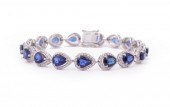OSCAR FRIEDMAN GOLD, SAPPHIRE,