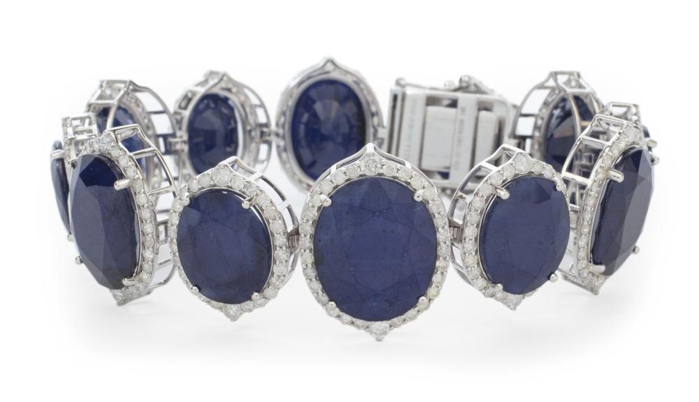 OSCAR FRIEDMAN GOLD, SAPPHIRE,