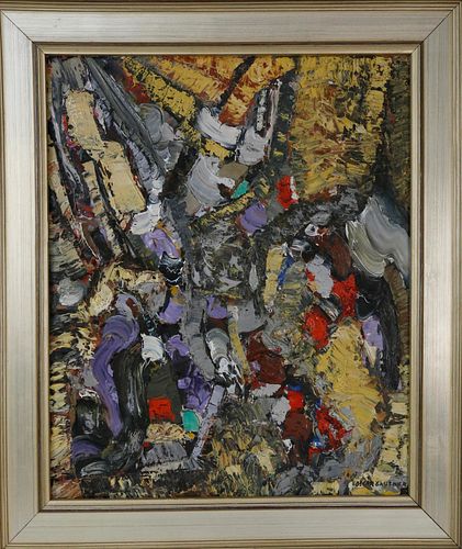 OSCAR GAUTHIER OIL ON CANVAS,