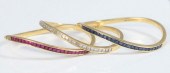 OSCAR HEYMAN 18 KARAT GOLD TRI