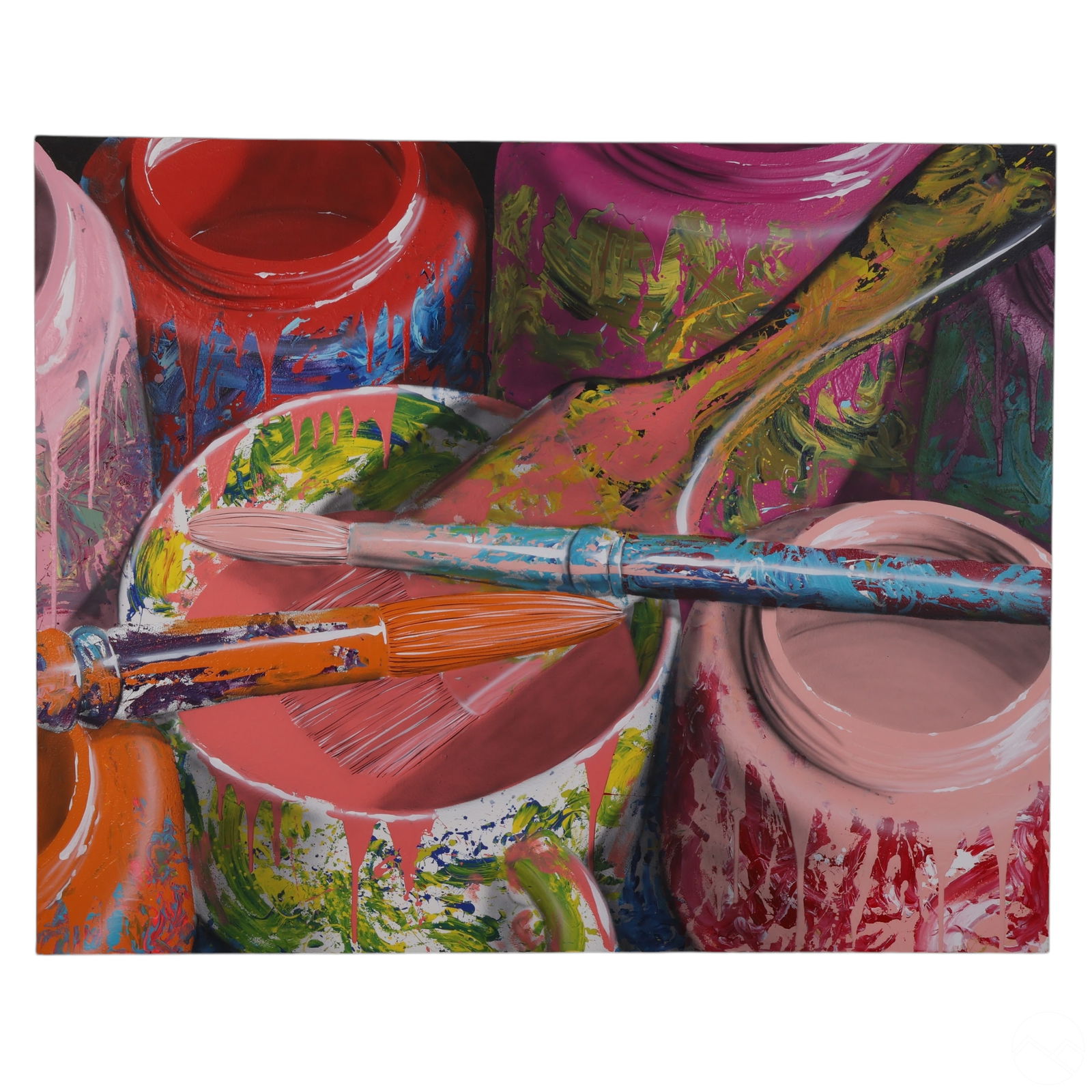 OSCAR LAKEMAN B.1949 BRUSH