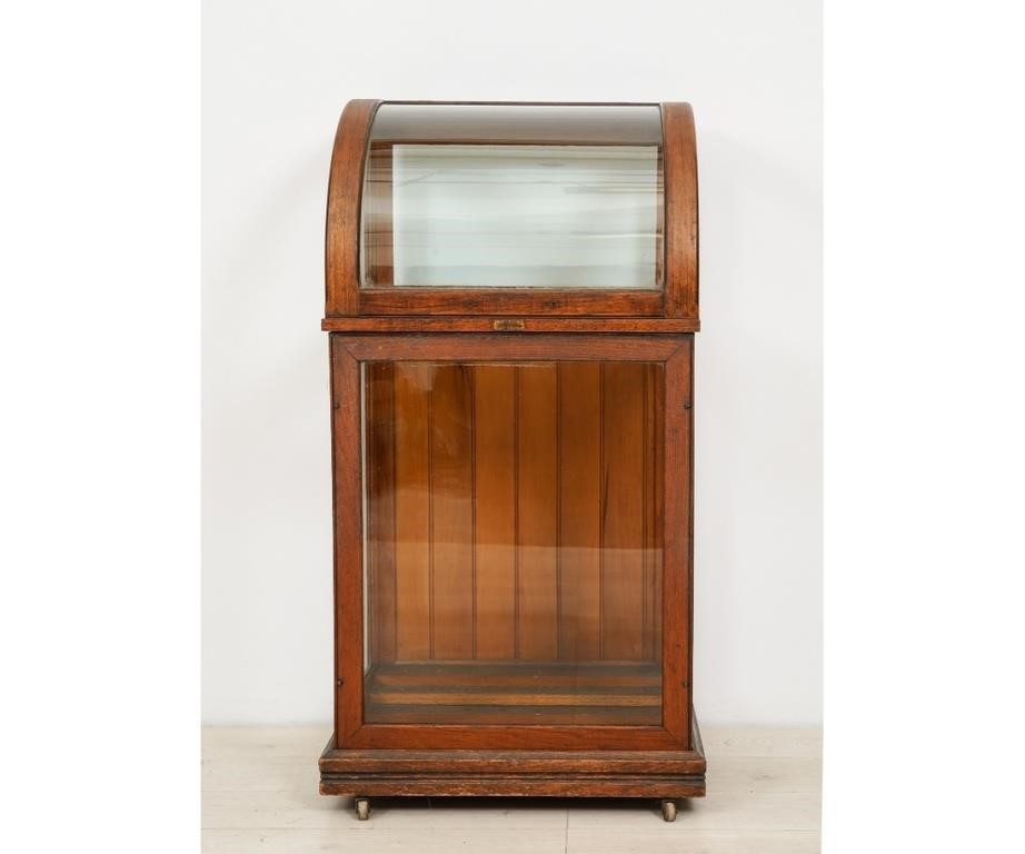 Oscar Onken Co. oak and glass