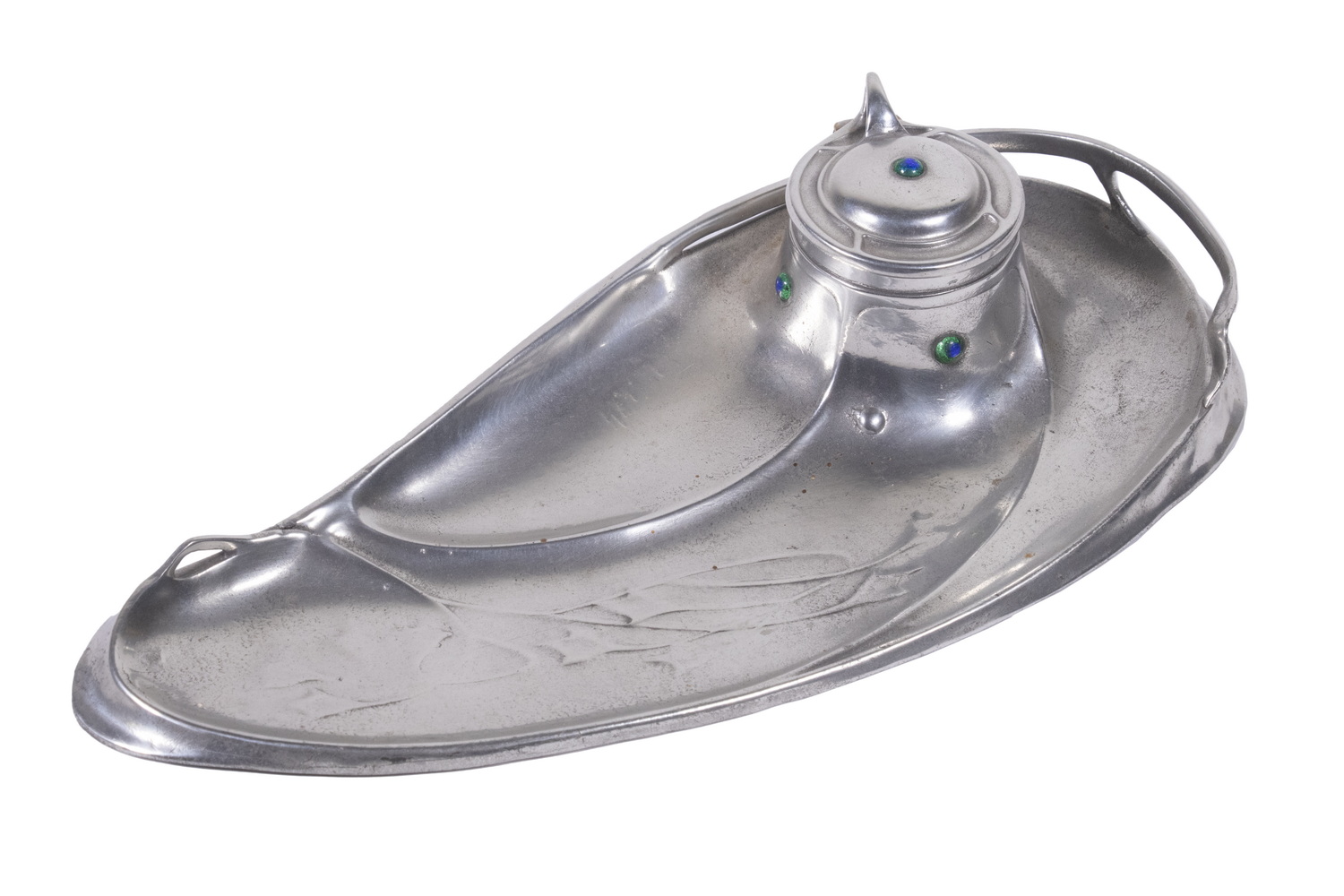 OSIRIS JUGENDSTIL JEWELED PEWTER