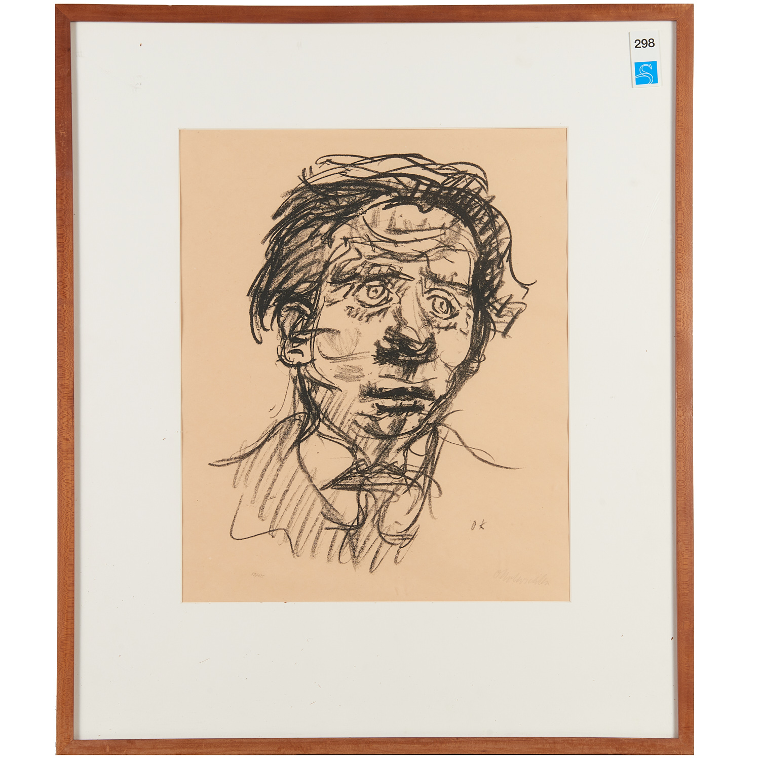 OSKAR KOKOSCHKA, LITHOGRAPH, 1919
