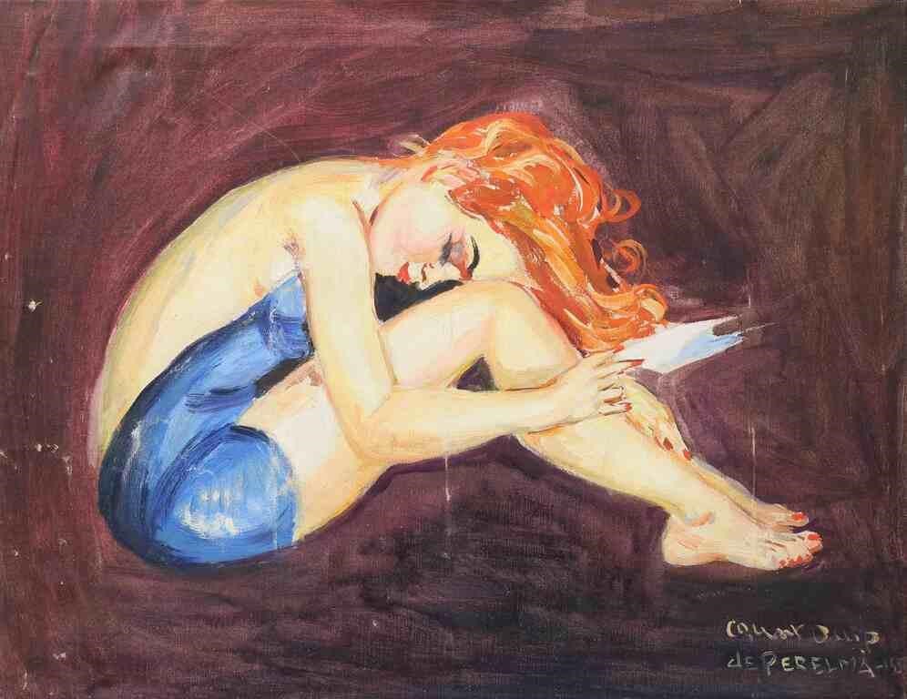 OSSIP DE PERELMA OIL ON CANVAS