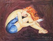 OSSIP DE PERELMA OIL ON CANVAS