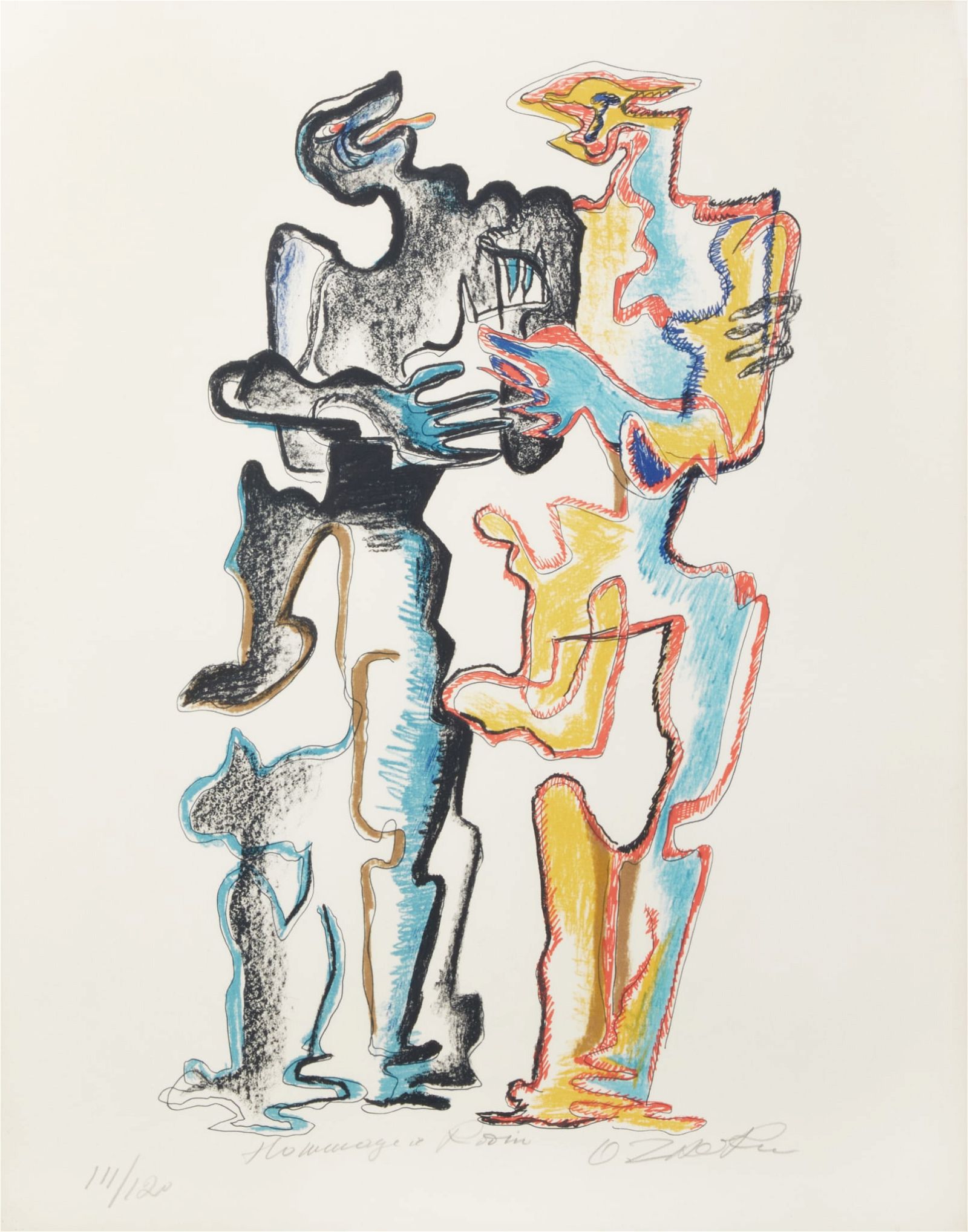OSSIP ZADKINE, HOMMAGE A RODINOssip