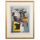 OSSIP ZADKINE. UNTITLED, LITHO