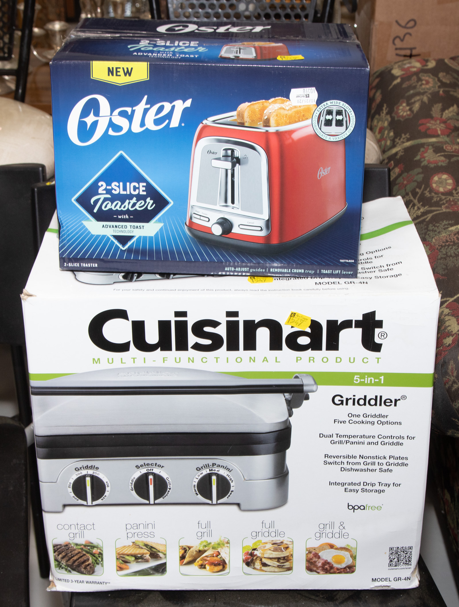 OSTER TWO SLICE TOASTER;