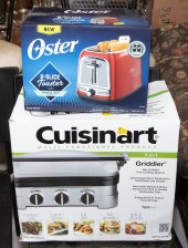 OSTER TWO SLICE TOASTER; CUISI