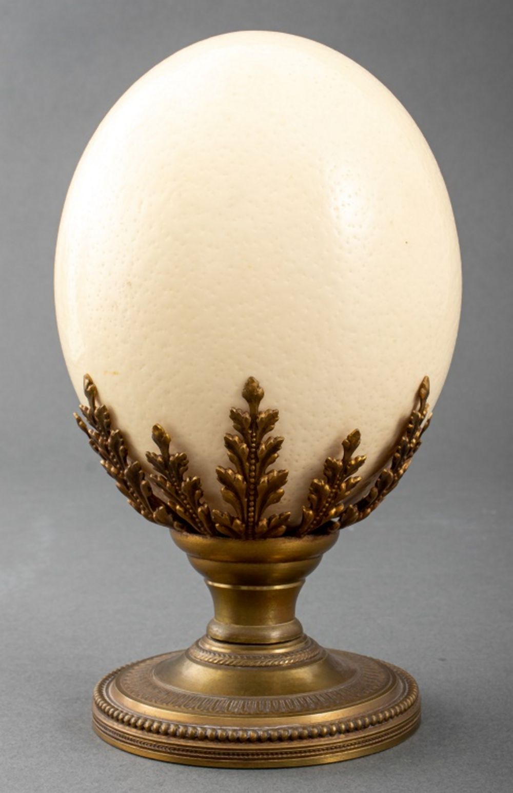 OSTRICH EGG ON LOUIS XVI STYLE