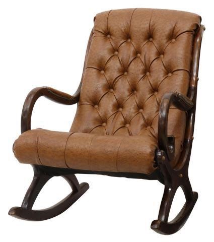 OSTRICH PRINT COWHIDE LEATHER