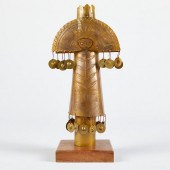 OSWALDO GUAYASAMIN BRASS CANDL