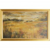 OTTO FRIED, LARGE OIL ON CANVA