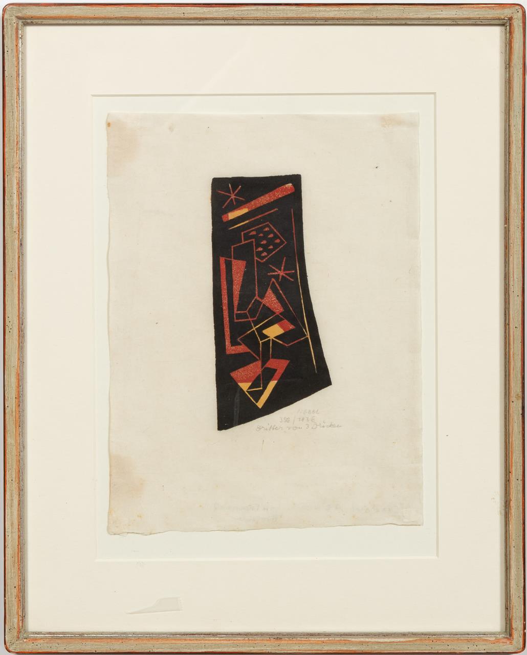 OTTO NEBEL, MODERN WOODBLOCK ON