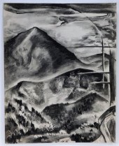 OTTO PLAUG MOUNTAIN LANDSCAPE
