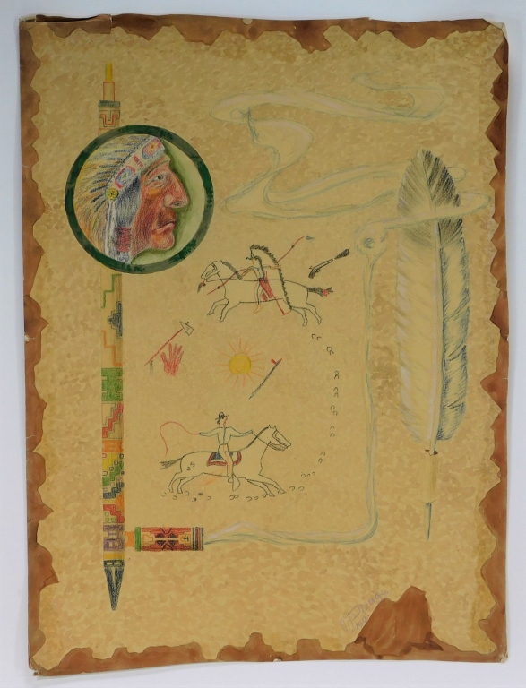 OTTO PLAUG PRIMITIVE COWBOY AND