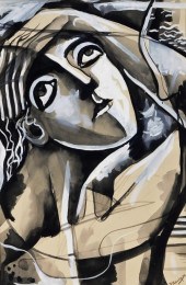 OTTO PLAUG SURREALIST WWII INK