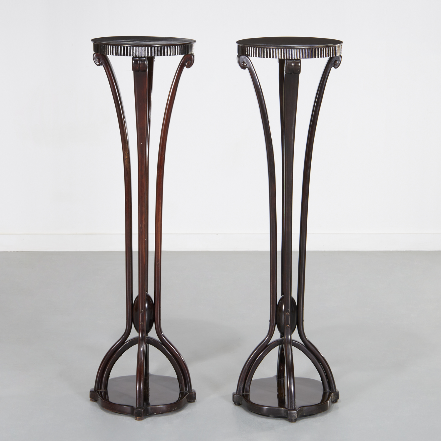 OTTO PRUTSCHER, PAIR BENTWOOD