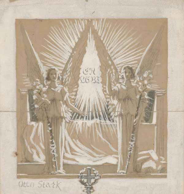 Otto Stark; custom bookplate