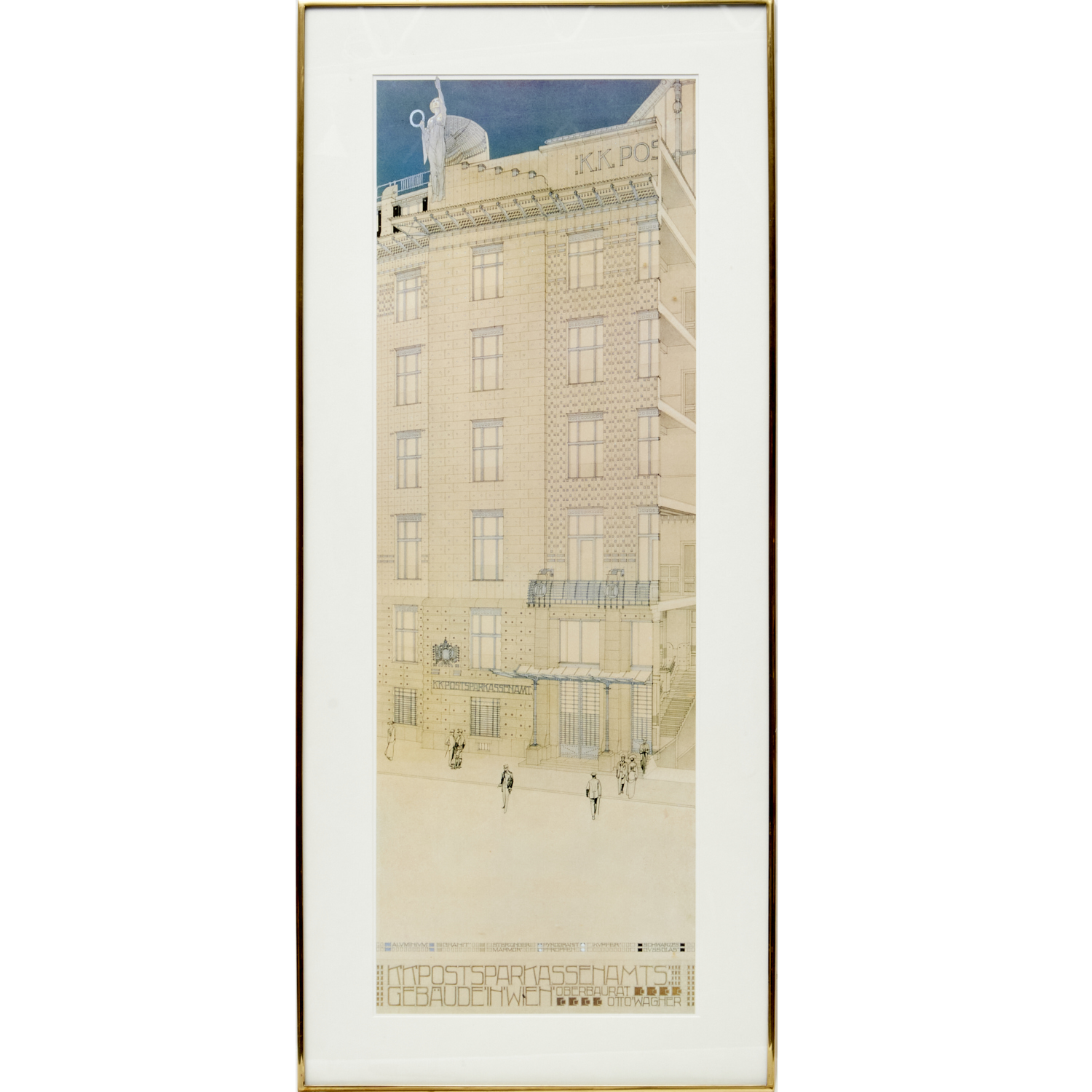 OTTO WAGNER, ART NOUVEAU POSTER,