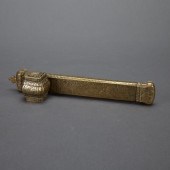 Ottoman Brass Scribe Pen Case