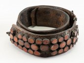 OTTOMAN LEATHER BELT SET WITH