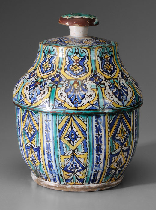 Ottoman Lidded Storage Jar Turkish,