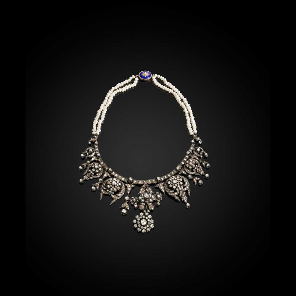 OTTOMAN ROSE-CUT DIAMOND NECKLACE