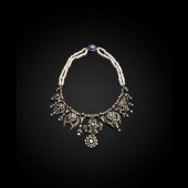 OTTOMAN ROSE-CUT DIAMOND NECKL